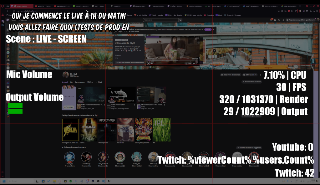 Preview of the monitoring scene